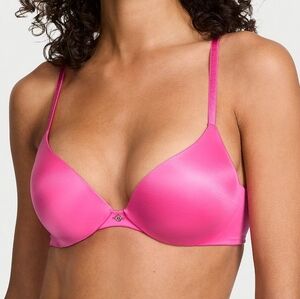 NWT Victoria's Secret Size 32B Hot Pink Lined Demi Bra!
